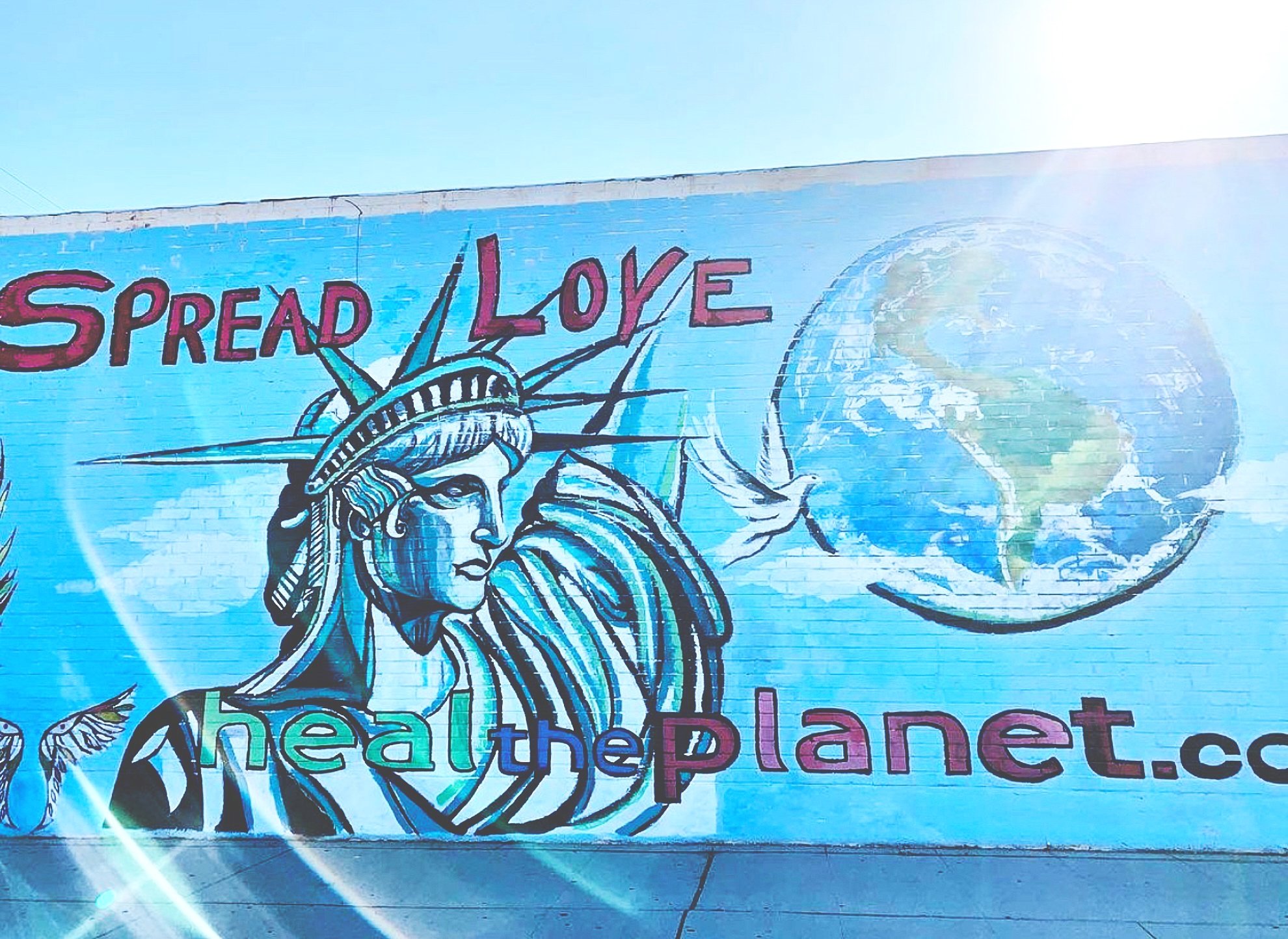 Spread Love, Heal the Planet,Mural